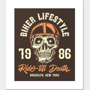 Biker Lifestyle Posters and Art